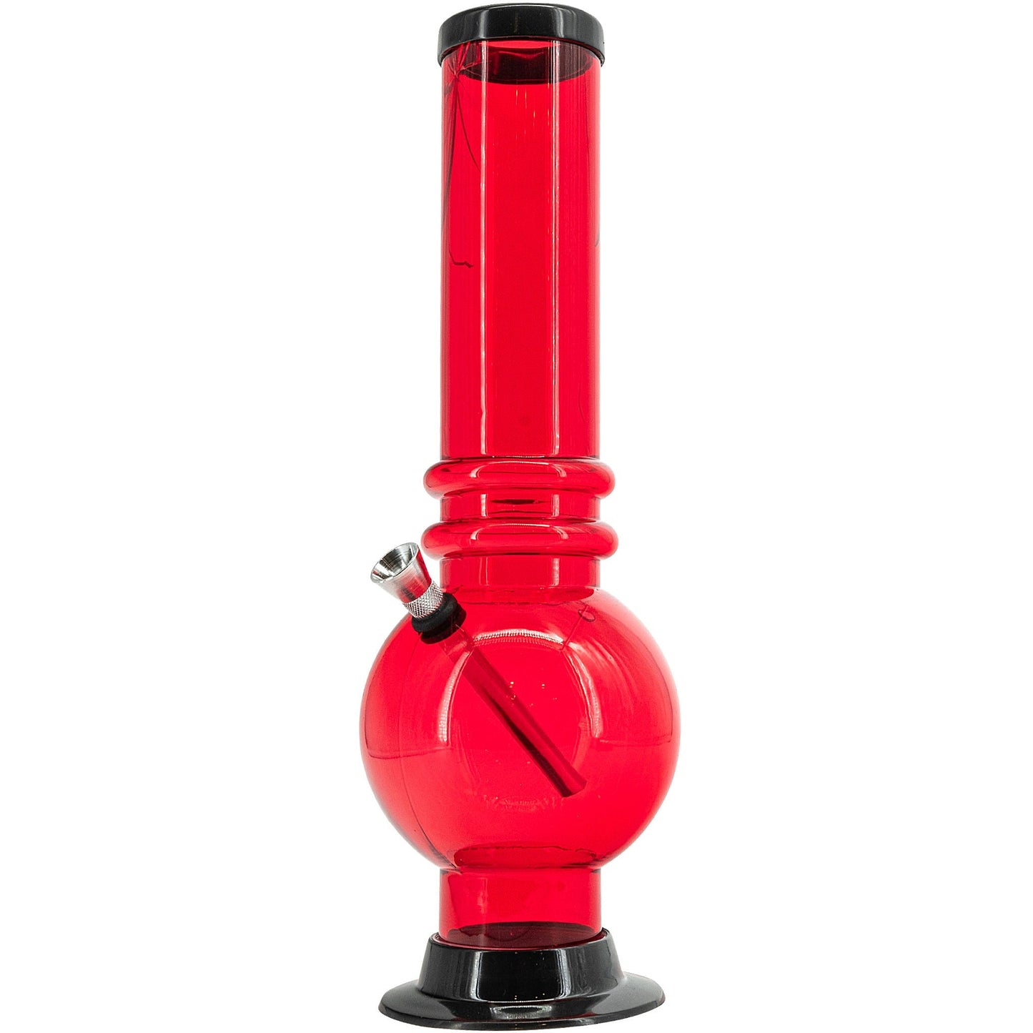 Acrylic Bubble Base Bong - 12-15"