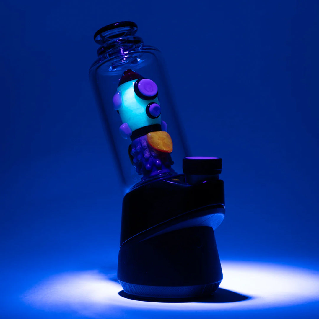 Empire Glass Works Rocket Ship Peak Top
