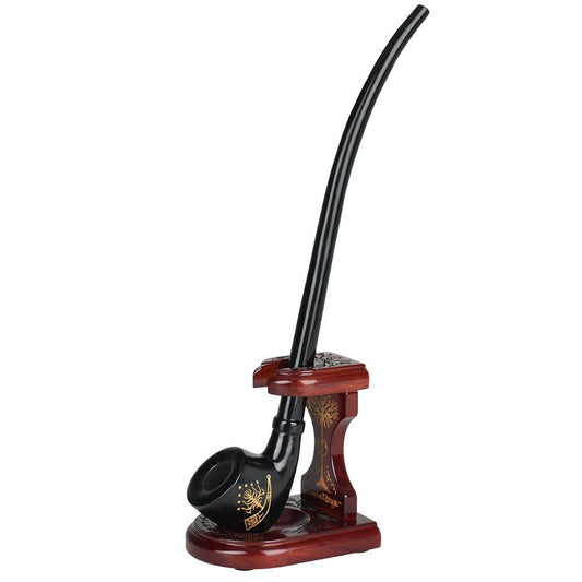 Pulsar Shire Pipes x LoTR BOROMIR Pipe & MIDDLE-EARTH Pipe Stand Bundle - 13"